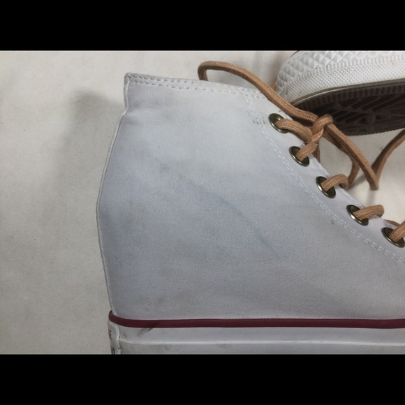 Converse Chuck Taylor All Stars Lux Hidden Wedge High Top Sneakers 6 - Picture 5 of 10